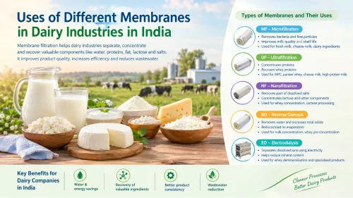 Membrane filtration is a modern technology used in