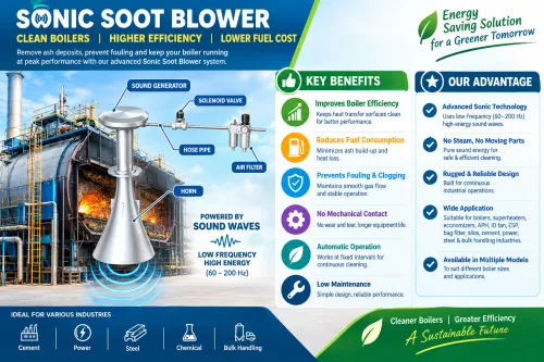  Sonic Soot Blower – Advanced Boiler Cleaning & En