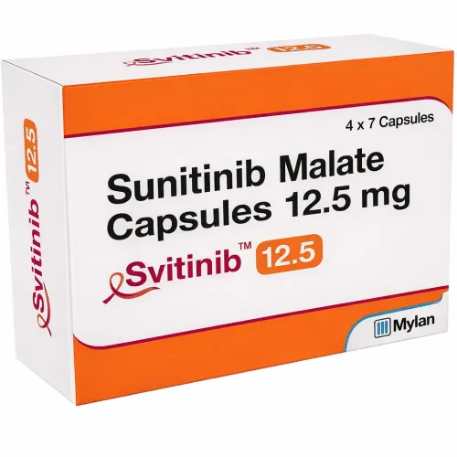 Svitinib 12.5mg Capsule (Sunitinib) | Global Oncology Exporter: USA, UK, Thailand, Australia, Singapore, Jamaica | Ernest Impex product image