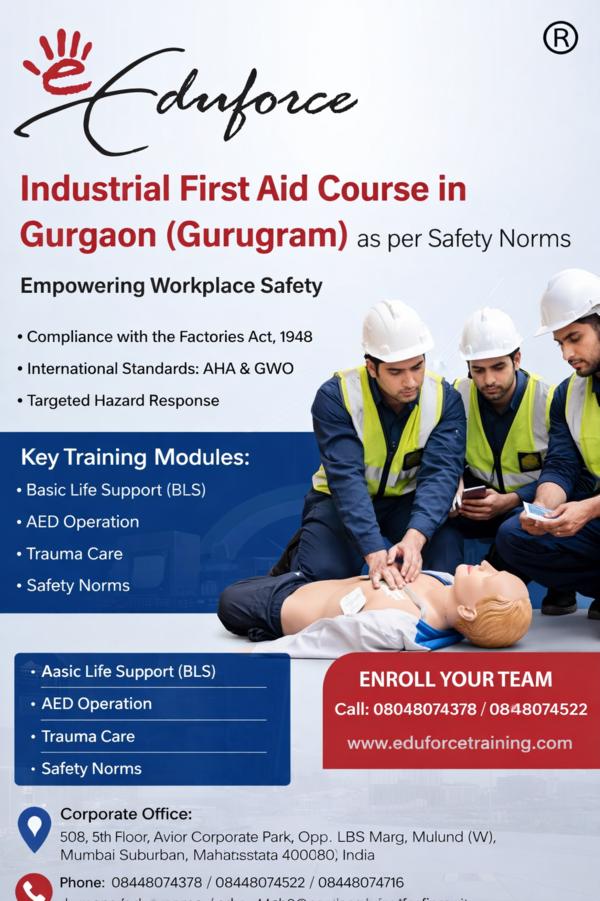 first aid box in charge traini