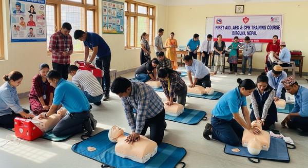 aed training nepal