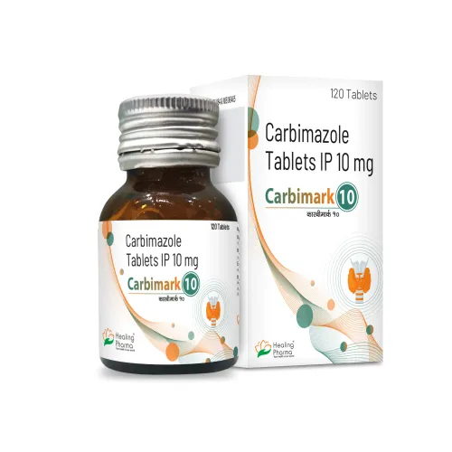 Carbimark 10 mg Tablets | Carbimazole Medicine Supplier product image
