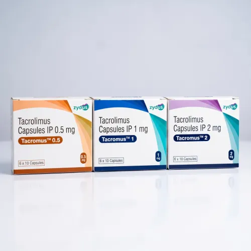 Tacromus 0.5 mg, 1 mg & 2 mg Capsules (Tacrolimus) – Product Details, Benefits and Side Effects product image