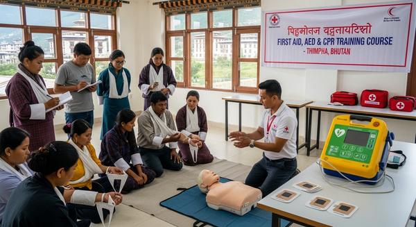 first aid training thimphu