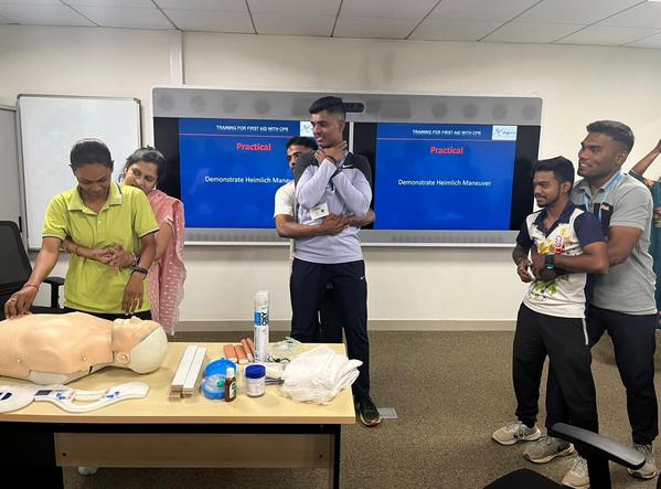 first aid drills for sugar fmc