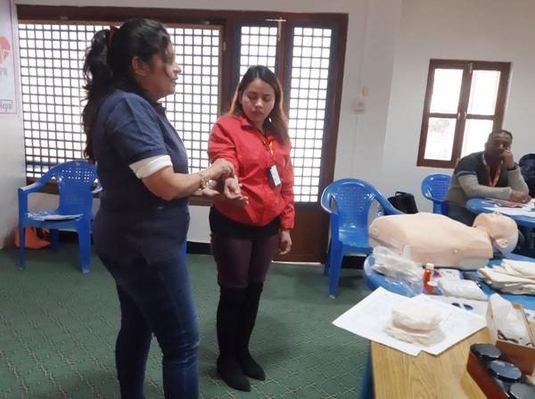 first aid training institute f