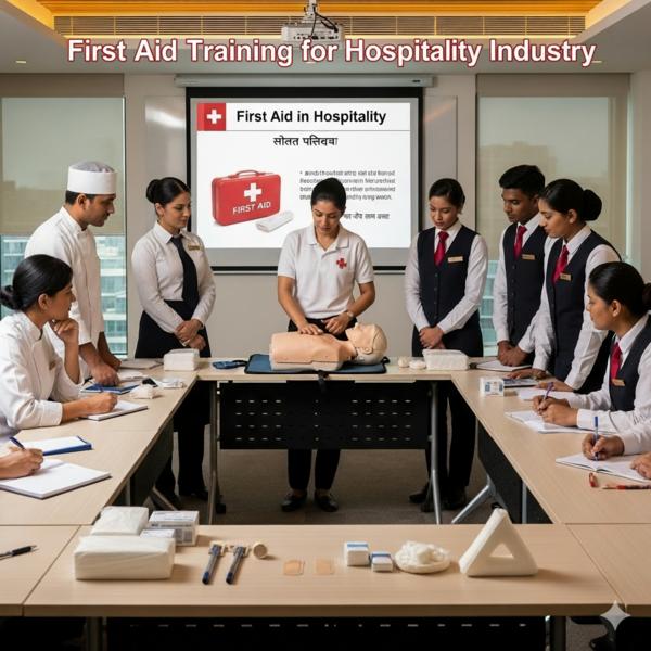 hotel kitchen burns first aid 