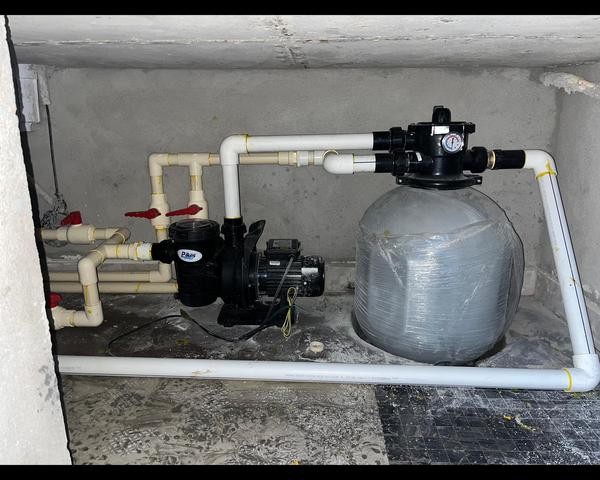 swimming pool filter plant sol