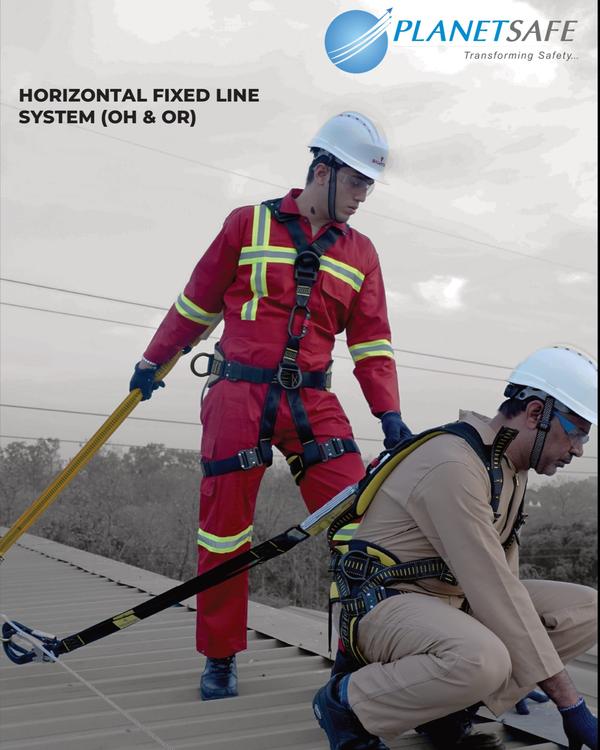 rigid rail fall protection sys