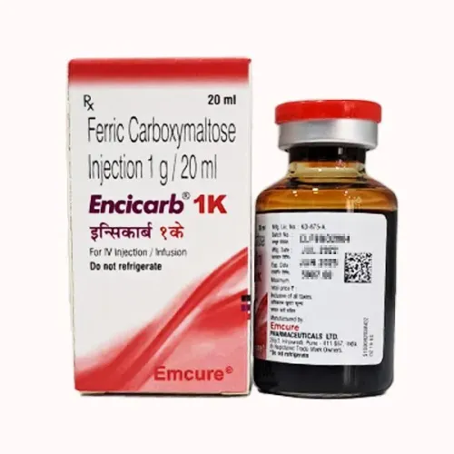 Encicarb 1K (Ferric Carboxymaltose) Injection Exporter from India – Fast Delivery to USA, UK & Singapore product image
