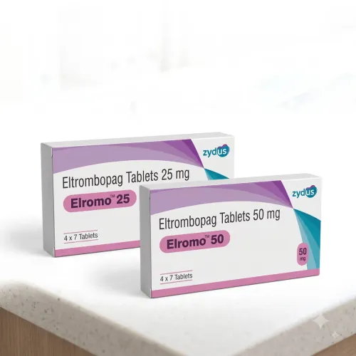 Elromo 25 mg / 50 mg Tablets (Eltrombopag) – Product Information product image